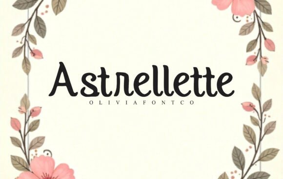 Astrellette: A Vintage Script Font for Warm Campaigns