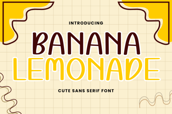 Banana Lemonade Font: A Sweet Upgrade for Branding