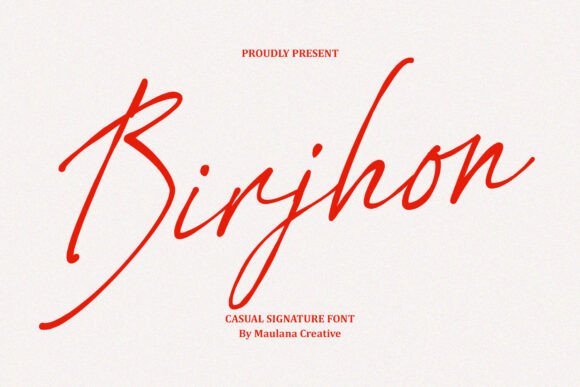 Birjhon: A Signature Typeface for Modern Editorial Design