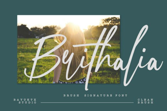 Brithalia: A Signature Font for Editorial Grace