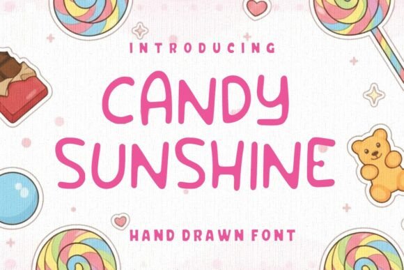 Candy Sunshine Font for Crafters