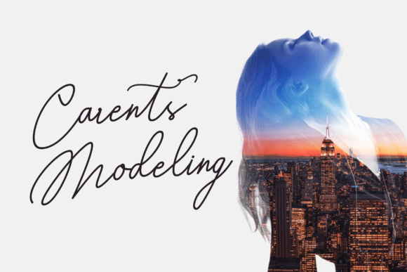 Carents Modeling: A Bold Typeface for Web Headers