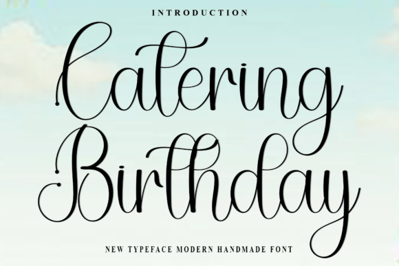 Chatering Birthday: A Warm Typeface for Editorial Design