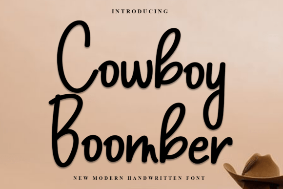 Cowboy Boomber Font for Makers