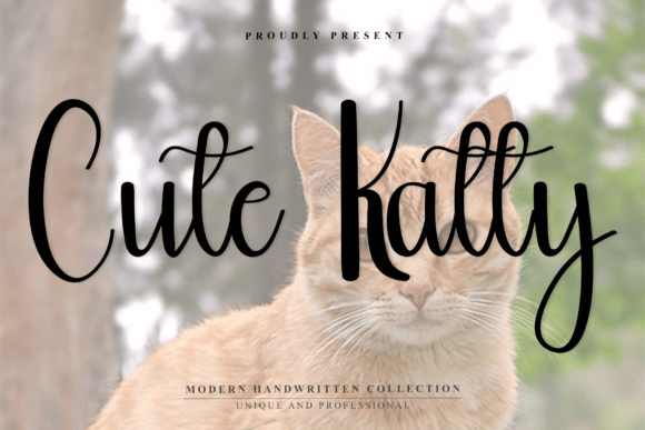 Cute Katty: A Sweet Script Font for Crafters