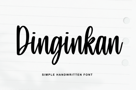 Dinginkan Font: Elevate Your Brand with Playful Script