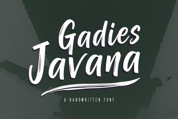 Gadies Javana: A Bold Typeface for Modern Campaigns