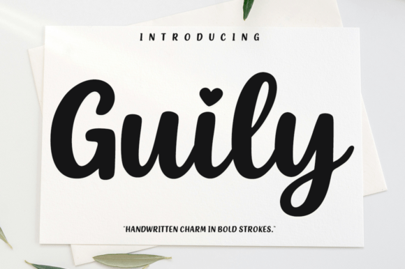 Guily Typeface Review for Web Design