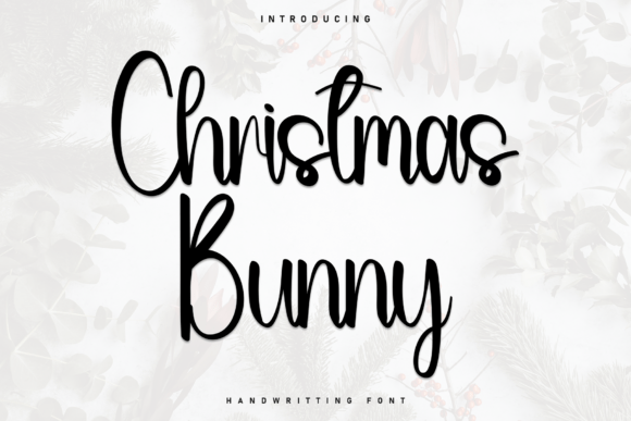h1>Christmas Bunny: A Playful Handwritten Font for Digital Design/h1>