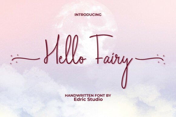 Hello Fairy: A Whimsical Script Font for Editorial Design
