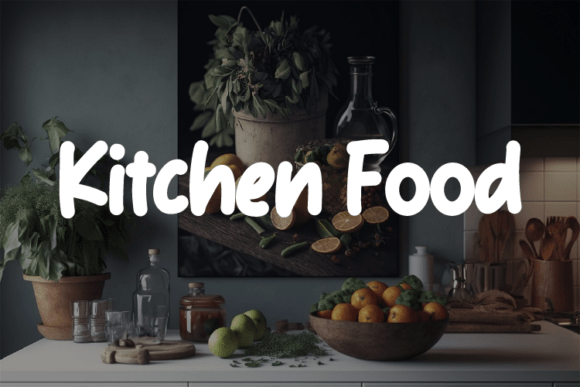 Kitchen Food: A Versatile Typeface for Modern Branding
