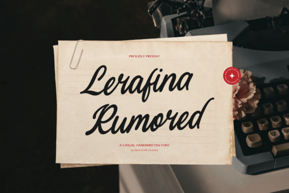 Lerafina Rumored Font for Modern Web Design