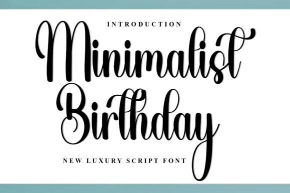 Minimalist Birthday Font: Elevate Your Brand