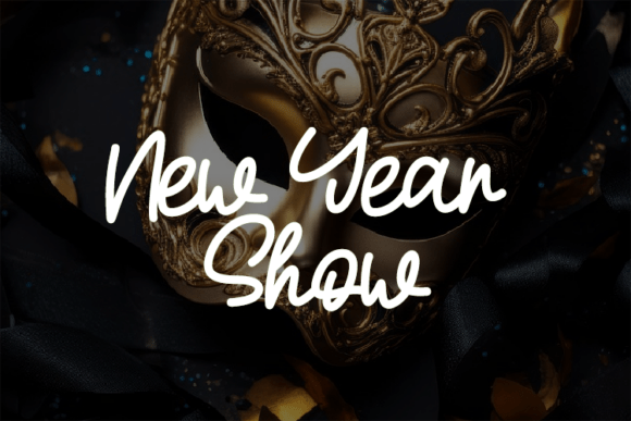 New Year Show: A Modern Typeface for Editorial Design