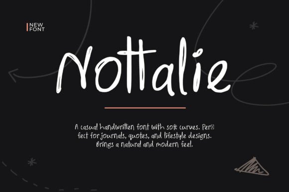 Nottalie: The Handwritten Font for Clear Campaigns