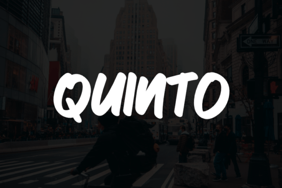 Quinto: A Modern Typeface for Small Business Branding
