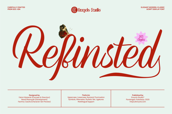 Refinsted: A Premium Script Font for Web Design