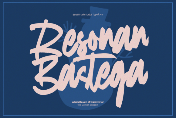Resonan Bastega: A Bold Script Font for Crafters
