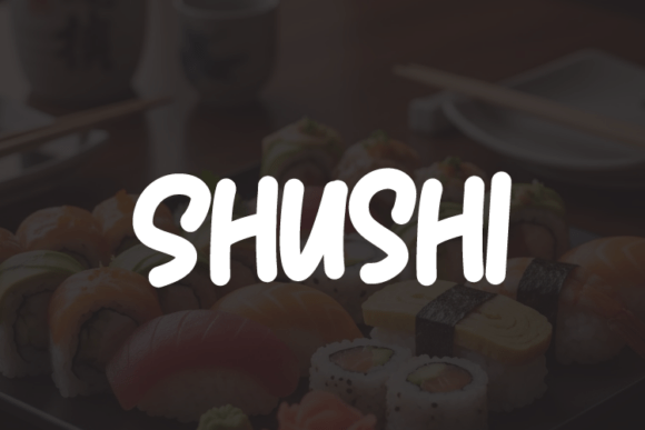 Shushi Typeface for Editorial Design