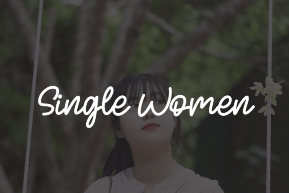 Single Women Font for Handmade Brands
