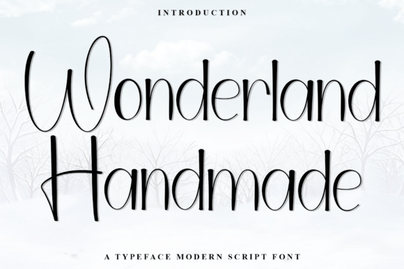 Wonderland Handmade: A Festive Typeface for Editorial Design